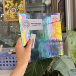 Periwinkle Blue Transparent Luminescent Wissmach Fusible 96 COE Sheet Glass
