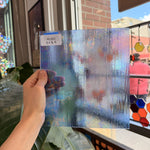 Periwinkle Blue Transparent Luminescent Wissmach Fusible 96 COE Sheet Glass