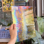 Honey Amber Luminescent Wissmach 96 COE Fusible (half iridescent sheet)