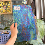 Iridescent Asparagus Green Ripple Wissmach Sheet Glass