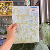 Toffee Mottled Bullseye Sheet Glass