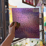 Purple Iridescent Florentine Purple Sheet Glass