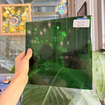 Dark Green Vintage Spectrum Sheet Glass