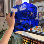 Dark Blue Transparent Artique Spectrum Sheet Glass