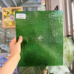 Irish Green Florentine Wissmach Textured Transparent Wissmach Sheet Glass