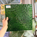 Kelly Green Kokomo Wavolite Sheet Glass