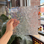 Clear Iridescent Kokomo Wavolite Sheet Glass