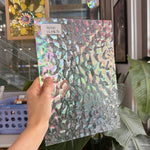 Clear Iridescent Kokomo Wavolite Sheet Glass