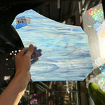 Blue Yonder Pearl Opal Sheet Glass