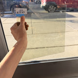 Transparent Light Yellow Gray Sheet Glass