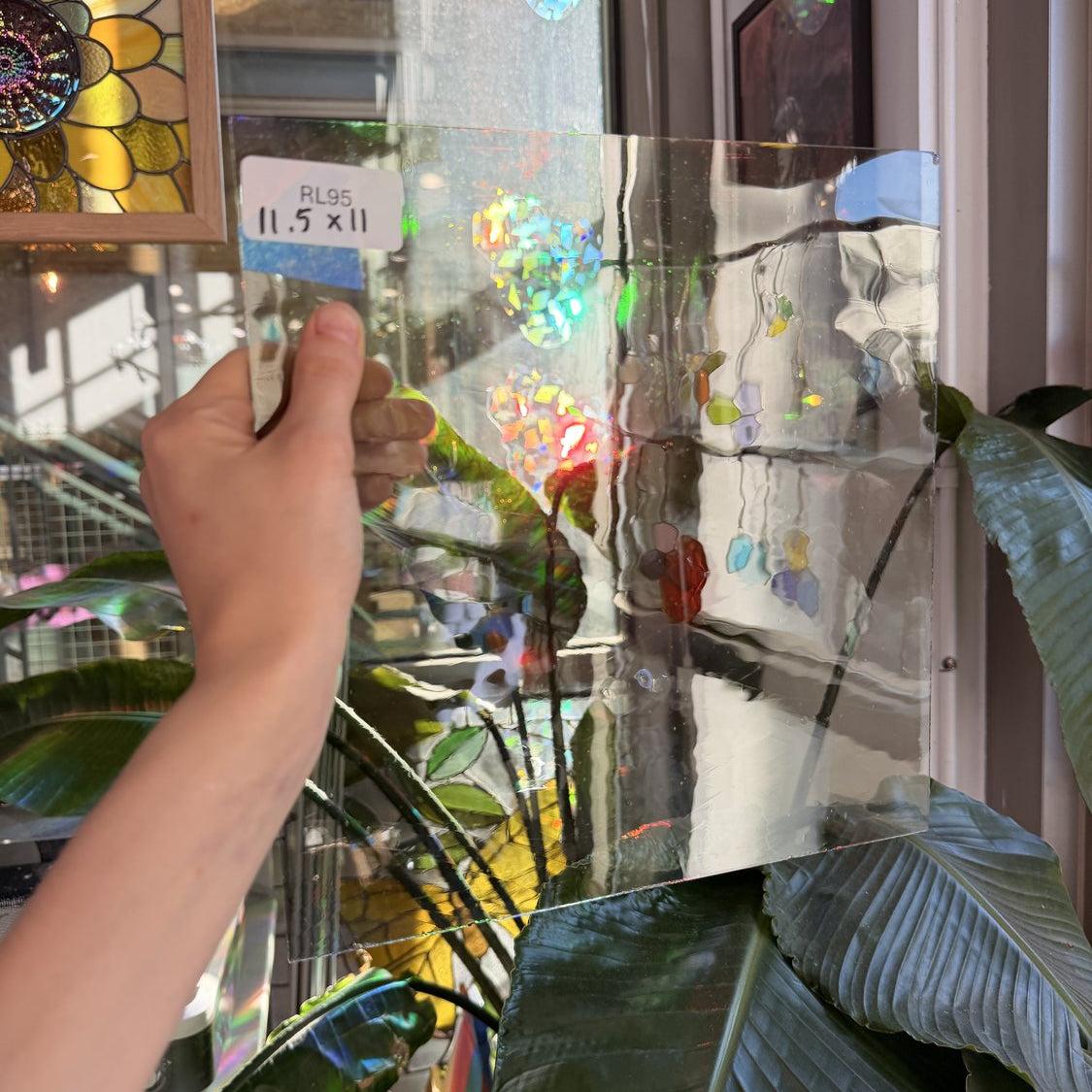 Transparent Light Yellow Gray Sheet Glass