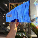 Dark Blue Spectrum Wispy Sheet Glass