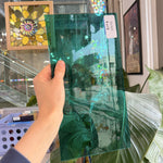 Light Teal Mouth Blown Lamberts Sheet Glass – RL965
