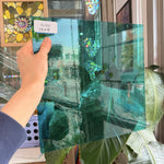 Light Teal Mouth Blown Lamberts Sheet Glass – RL968