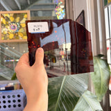 Red Mouthblown Sheet Glass
