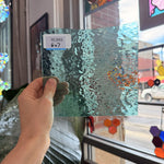 Teal Textured Vintage 90's Optimum Rare Sheet Glass – RL989