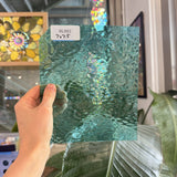 Teal Textured Vintage 90's Optimum Rare Sheet Glass – RL993