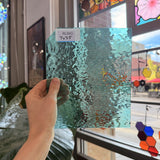 Teal Textured Vintage 90's Optimum Rare Sheet Glass – RL993