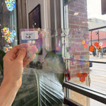 Clear Iridescent Spectrum Baroque Vintage Sheet Glass