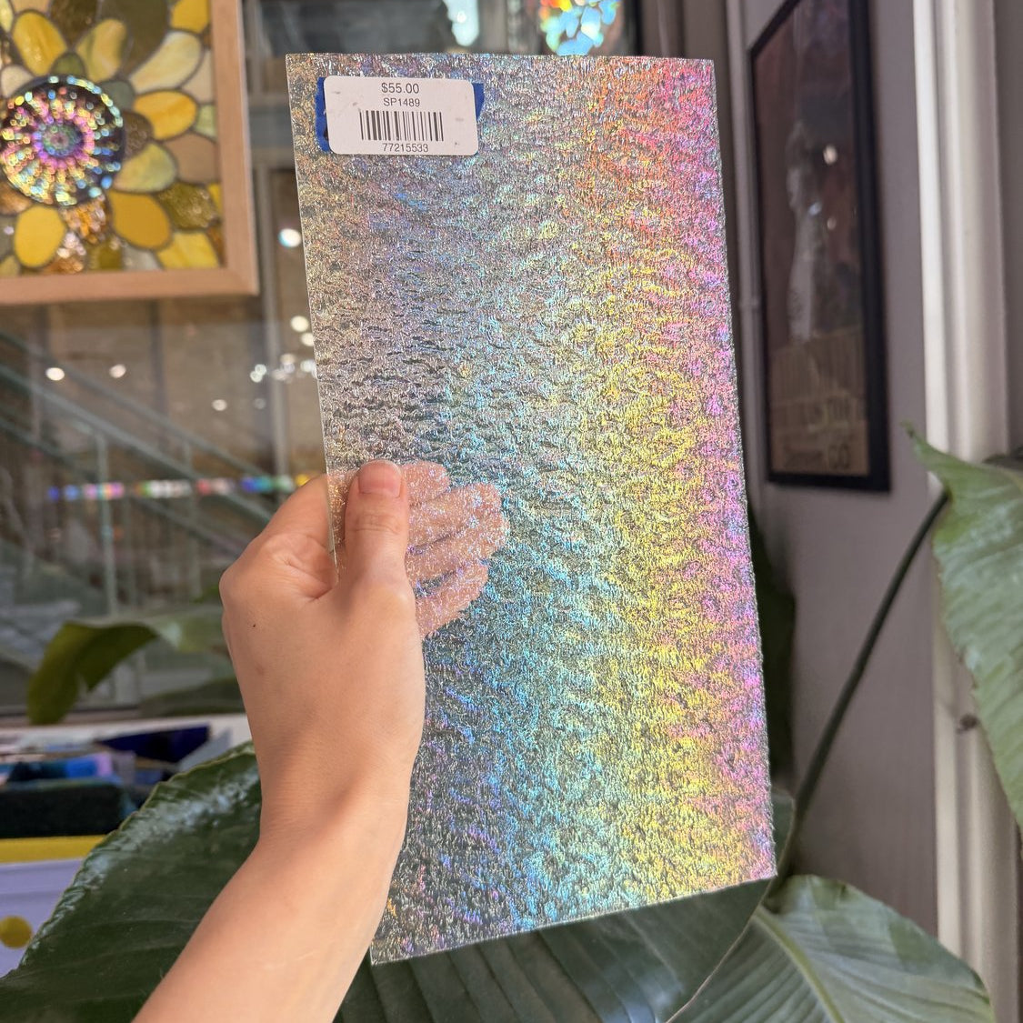 Vintage Iridescent Clear Granite Spectrum