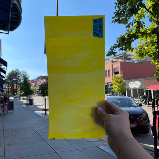 Yellow White Wispy Spectrum Sheet Glass Spectrum