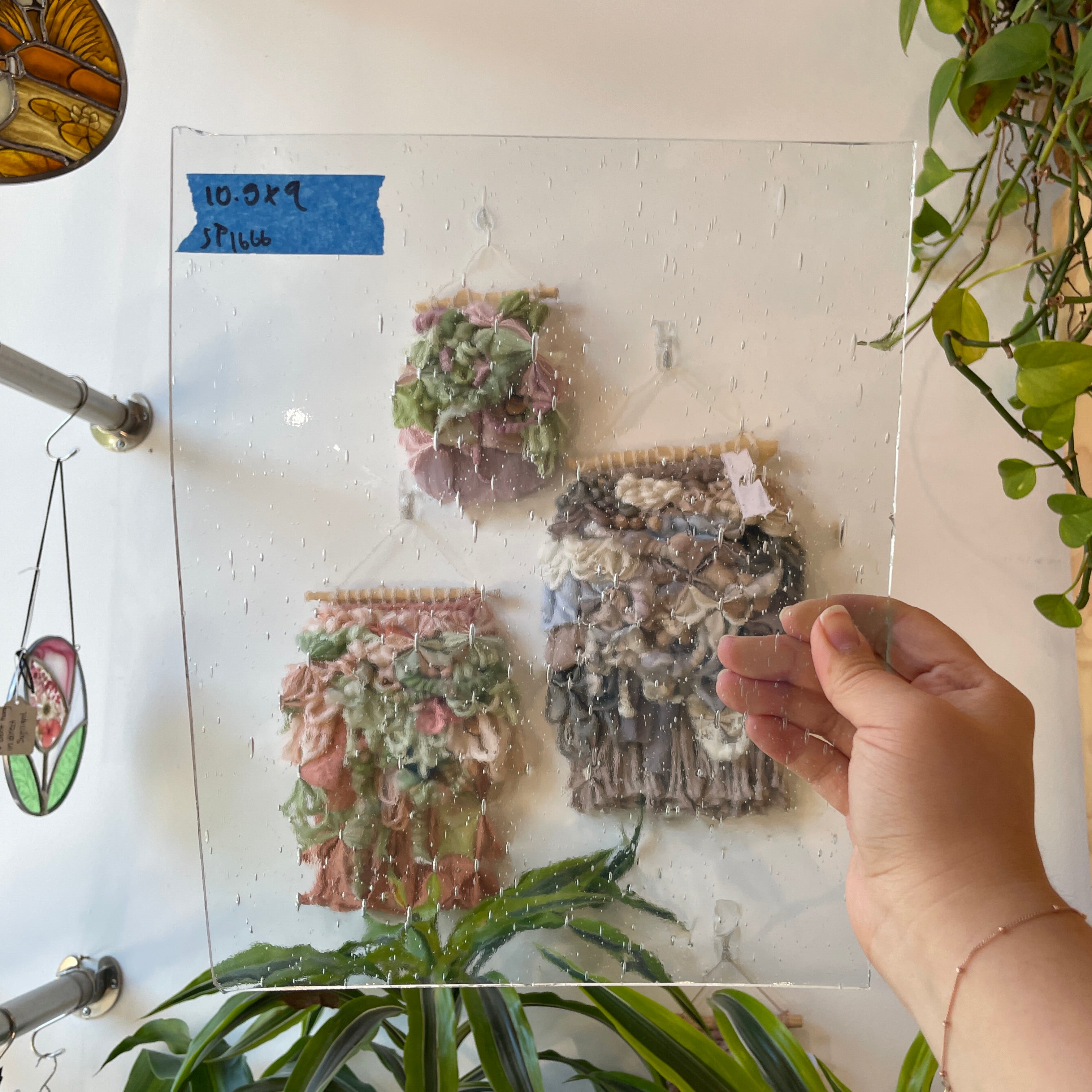 Clear Seedy Transparent Spectrum Sheet Glass Colorado Glass Works SP1666 (10.5x9in)