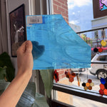 Blue White Wispy Vintage Spectrum