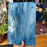 Yonder Blue Pearl Opal Oceanside Fusible 96 COE Sheet Glass Colorado Glassworks