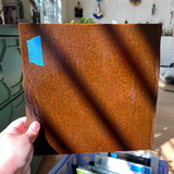 Dark Woodland Brown Bullseye Fusible 90 COE (BE 0203 30F) Sheet Glass Colorado Glassworks
