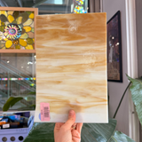 Sand Brown Mixed Wispy Kokomo Sheet Glass