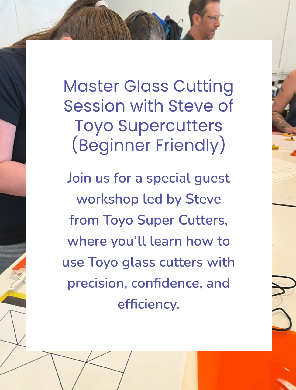 Online Class: Toyo Master Glass Cutting Class Tools Colorado Glass Works