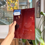 Red Gradient on Clear Lamberts Flash Glass Sheet Glass Lamberts Glass