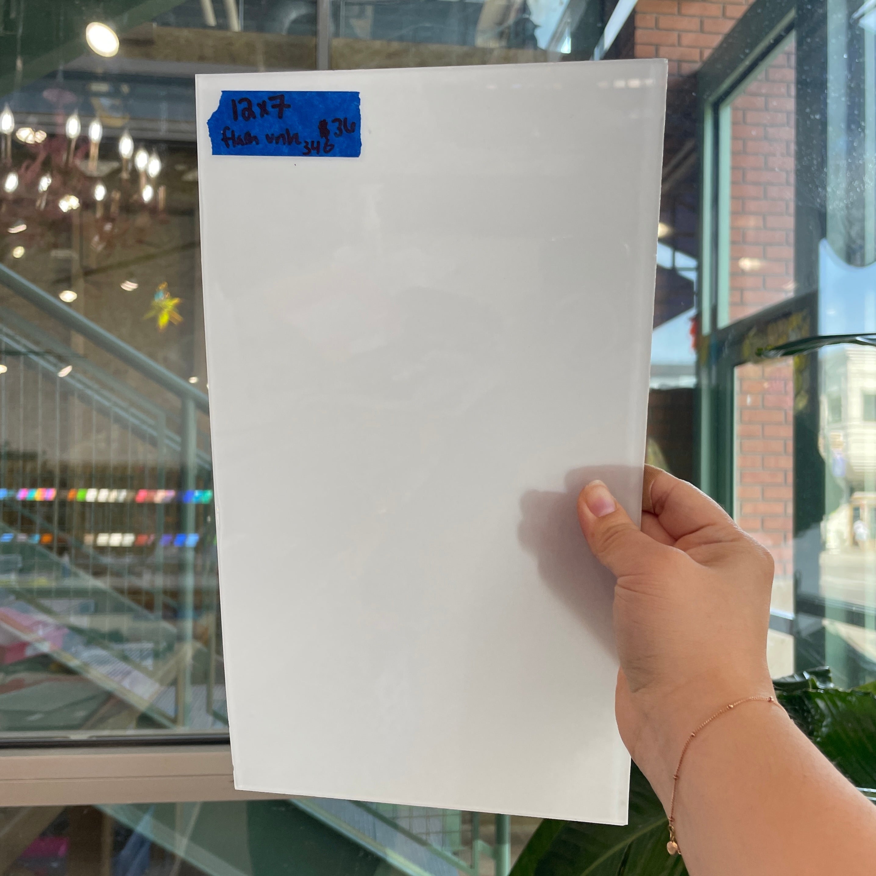 White Opaque Flash Glass Sheet Glass Colorado Glassworks