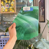 Green White Wispy