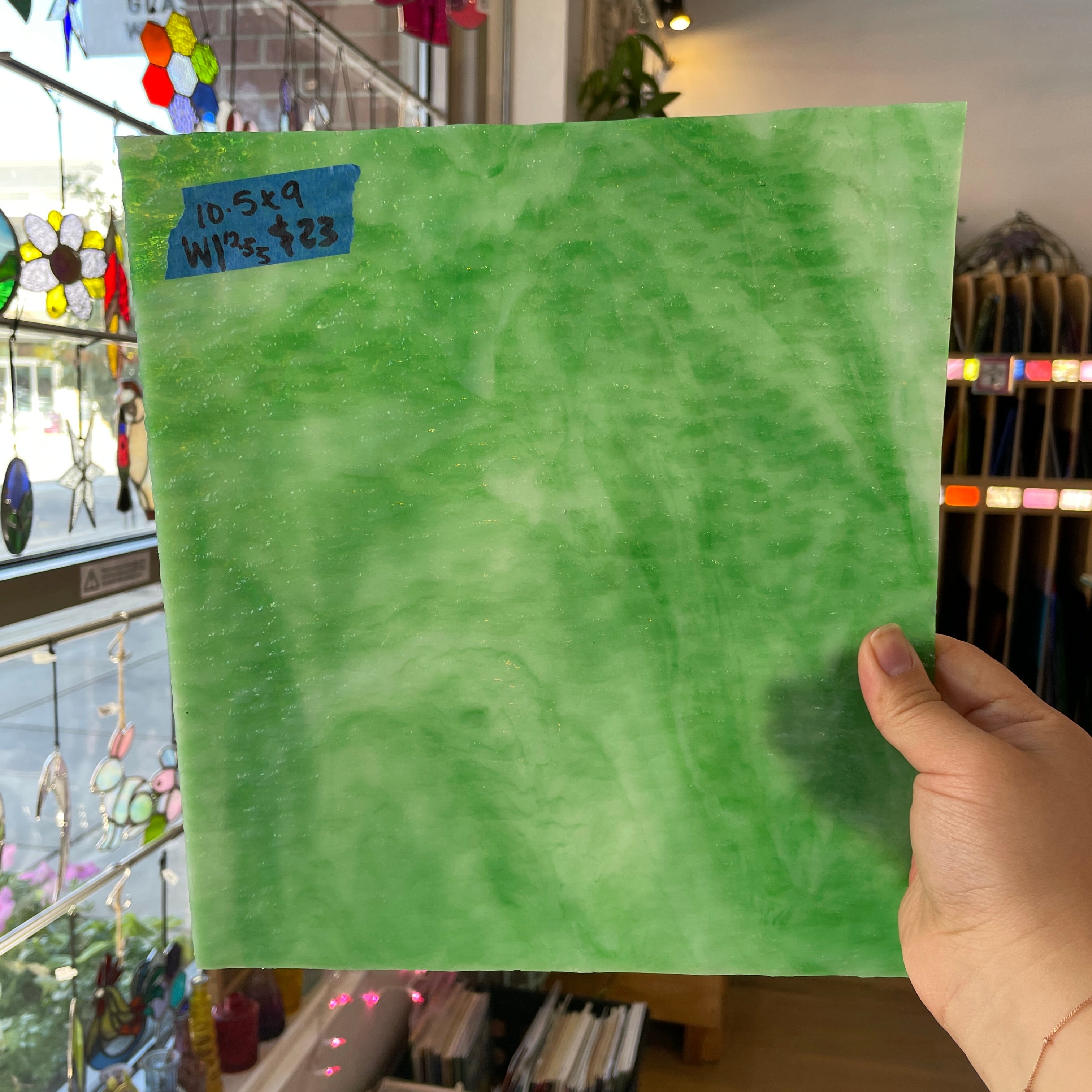 Green Mixed Textured Wissmach