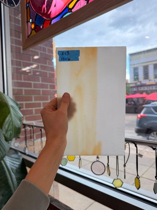 Amber White Kokomo Sheet Glass Kokomo Glass