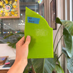 Lime Opal Bullseye Fusible 90 COE Fusible Sheet Glass Bullseye Glass Default Title