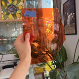 Orange Mouthblown GNA Sheet Glass Mouth Blown Glass Default Title