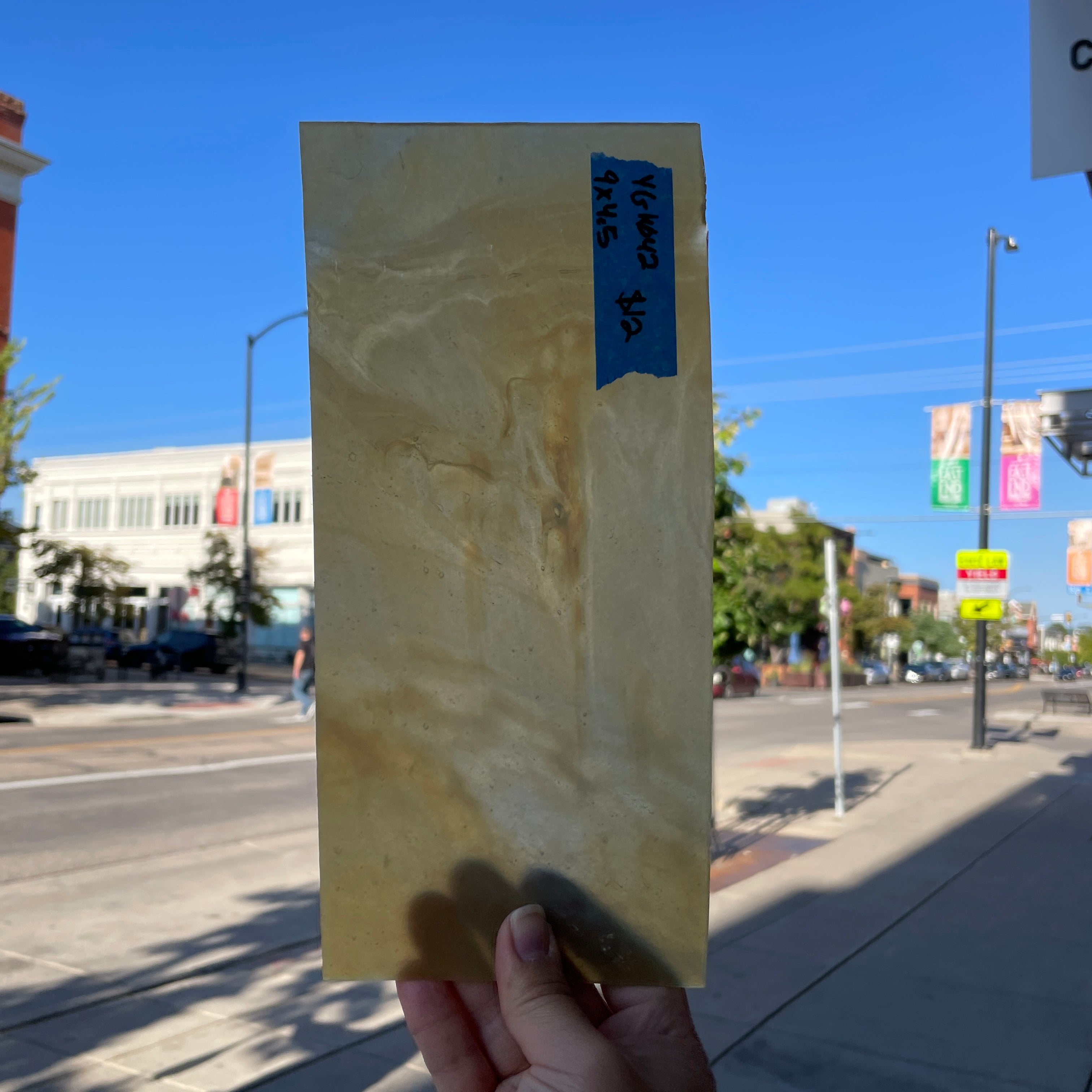 Golden Beige Youghiogheny Sheet Glass Youghiogheny
