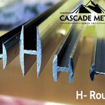 H-Round Lead Came CAS RH4 (7/32 x 5/32 in.) Tools Colorado Glassworks