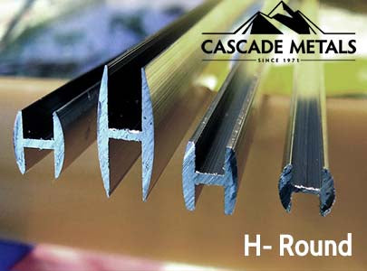 H-Round Lead Came CAS RH4 (7/32 x 5/32 in.) Tools Colorado Glassworks