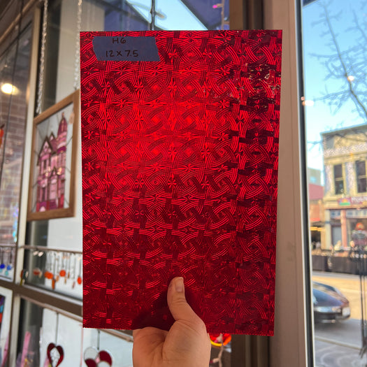 Cerise Ruby Celtic Kokomo Sheet Glass Colorado Glassworks