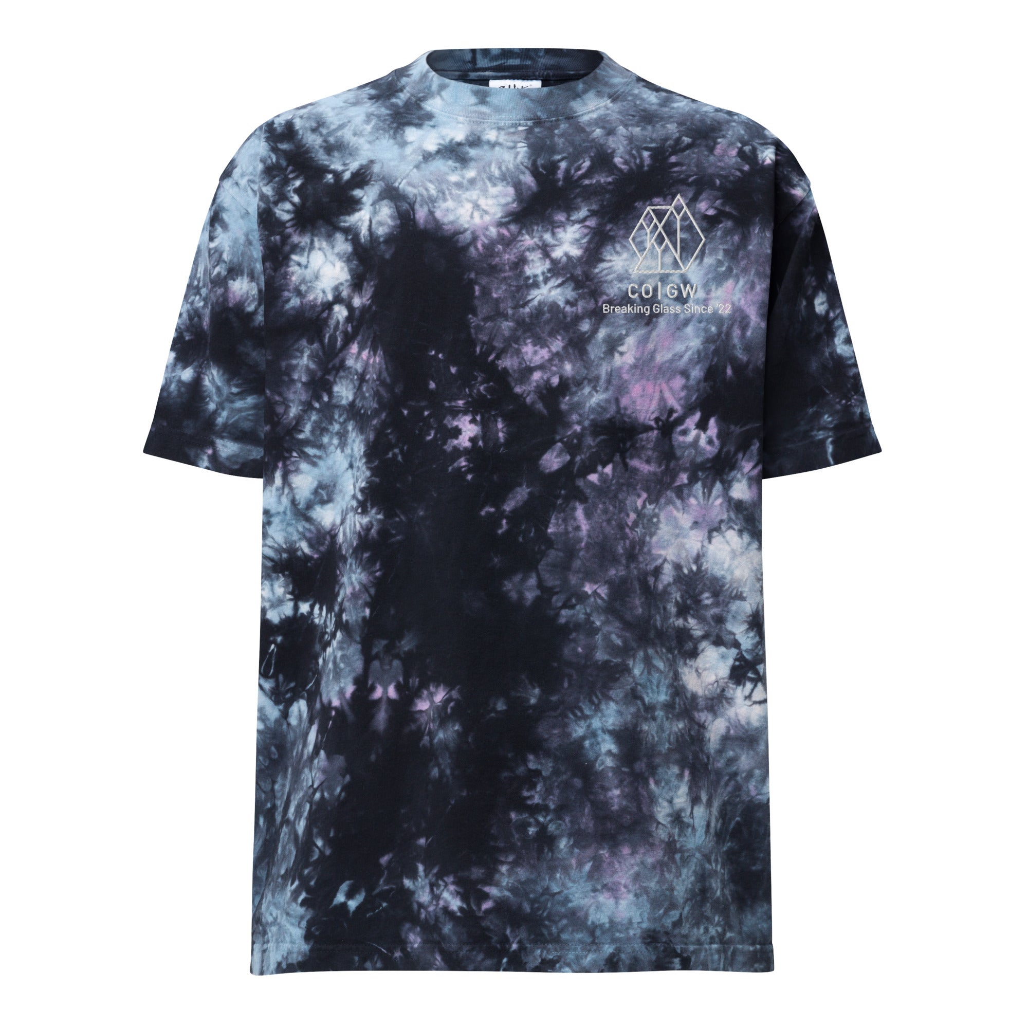 COGW Heavy Cotton Embroidered Logo Tee Colorado Glass Works Milky way S