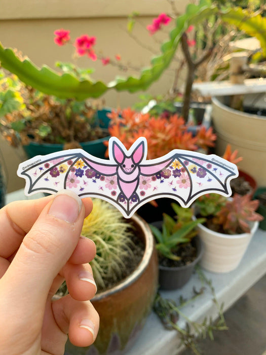 Lola the Bat Sticker Merch Colorado Glassworks   