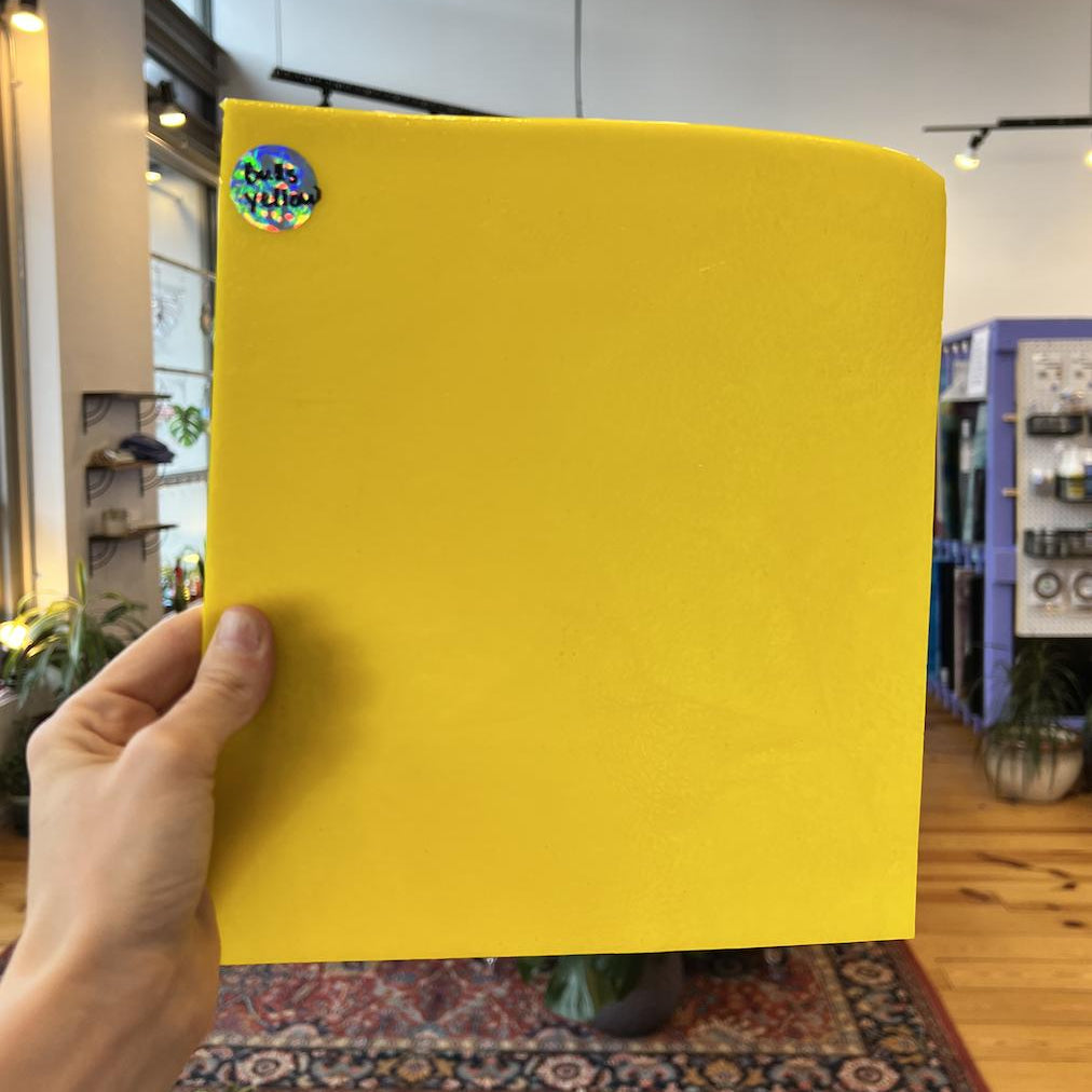 Bullseye Lemon Yellow Fusible 90 COE Sheet Glass Colorado Glassworks BE-LEMONYEL (10x10in)