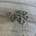 16 Gage Tinned Copper Wire Jump Rings for Stained Glass
