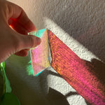 Dichroic Scrap Pack 96 and 90 COE Fusible and perfect for stained glass, mosaic, fusing, and more glass projects!