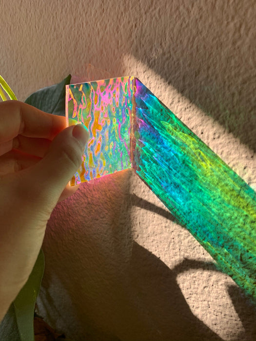 Dichroic Scrap Pack 96 and 90 COE Fusible and perfect for stained glass, mosaic, fusing, and more glass projects!  Colorado Glass Works   