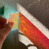 Dichroic Scrap Pack 96 and 90 COE Fusible and perfect for stained glass, mosaic, fusing, and more glass projects!