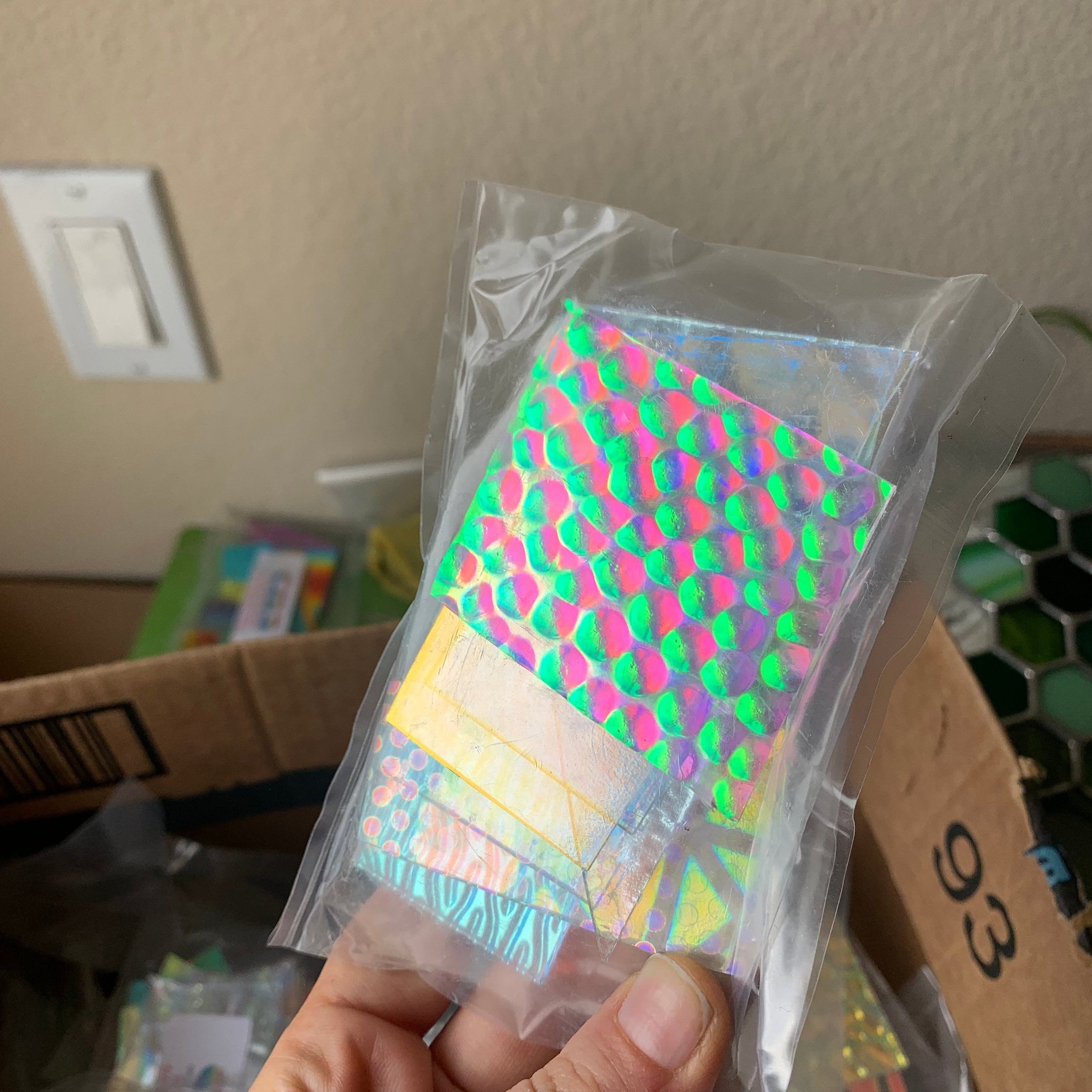 Dichroic Glass Scrap Pack – Fusible Glass for Fusing, Jewelry & Mosaic Projects